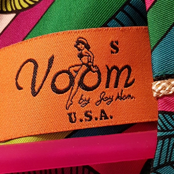 Voom Silk Multi Colored Dress - Picture 13 of 16